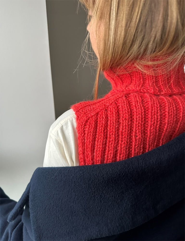 Note Rib Neck von LeKnit mit Alpakka Ull von Sandnes Garn 2