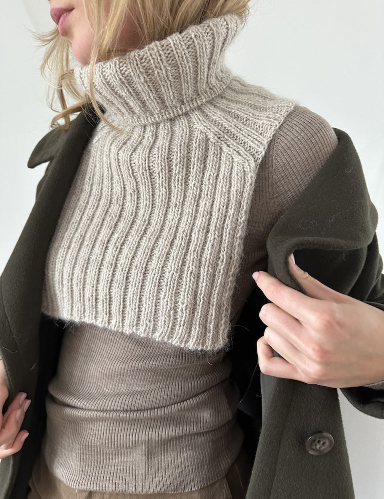 Note Rib Neck von LeKnit mit Alpakka Ull von Sandnes Garn 3