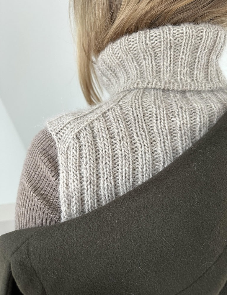 Note Rib Neck von LeKnit mit Alpakka Ull von Sandnes Garn 5