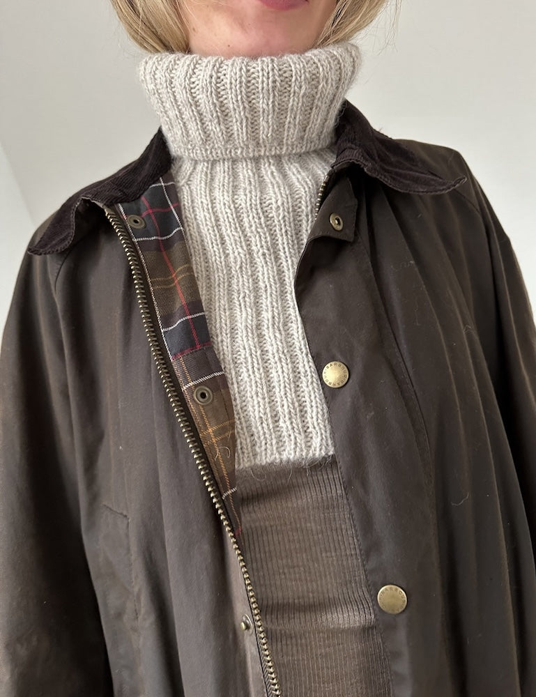 Note Rib Neck von LeKnit mit Alpakka Ull von Sandnes Garn 6