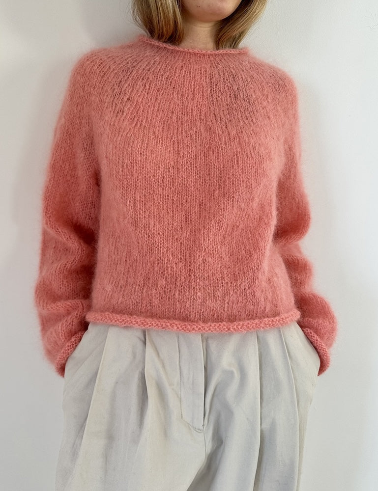 Pull à empiècement uni | Simple, léger et moelleux même pour les débutants