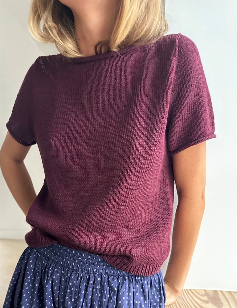 LeKnit Vega Tee mit Line von Sandnes Garn 1