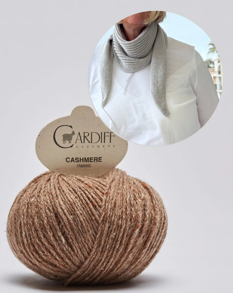Lille Kolding | weiches Kaschmir Tuch aus Classic Cashmere von Cardiff