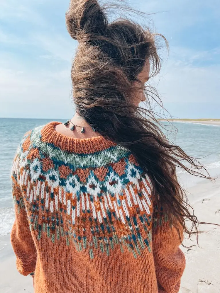 Hopi Polar Sweater von Linka Neumann als Strckset mit Alafosslopi von Lopi Island 4