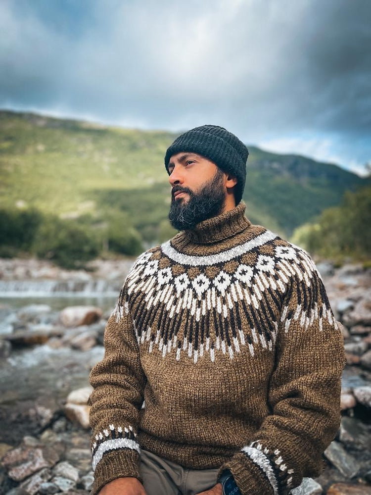 Hopi Polar Sweater von Linka Neumann als Strckset mit Alafosslopi von Lopi Island 6