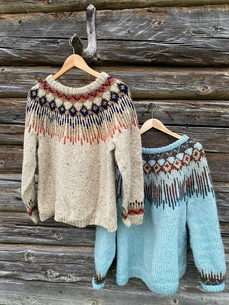 Hopi Polar Sweater von Linka Neumann als Strckset mit Alafosslopi von Lopi Island 7