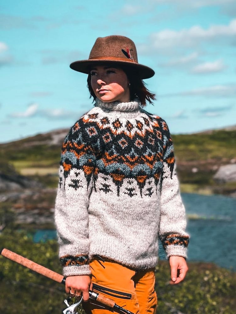 Matoaka Polar Pullover | wild und warm aus Alafosslopi von Lopi Island