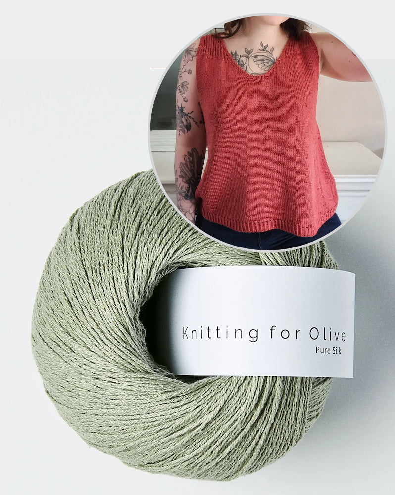 Liserne Top | feine A-Linie aus Pure Silk von Knitting for Olive