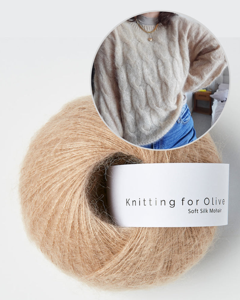 Louise Blouse von wemadewardrobe mit Soft Silk Mohair von Knitting for Olive 17