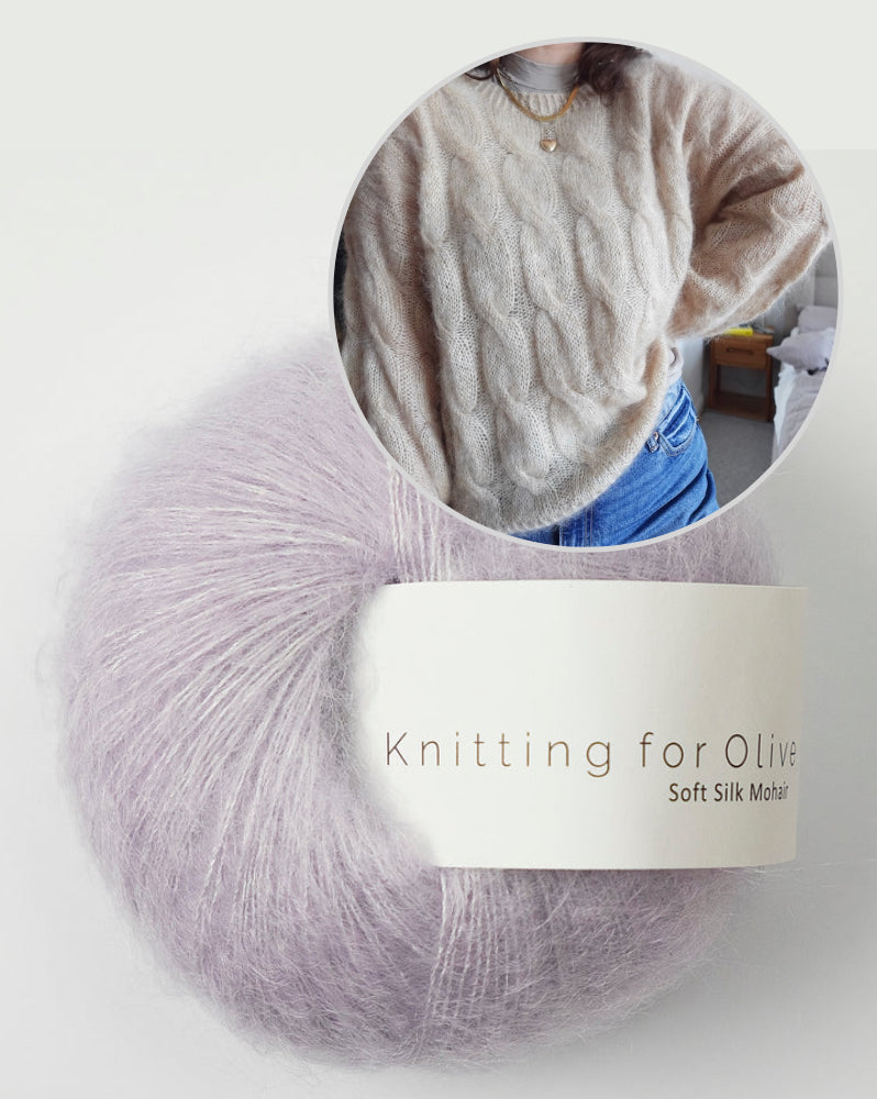 Louise Blouse von wemadewardrobe mit Soft Silk Mohair von Knitting for Olive 16