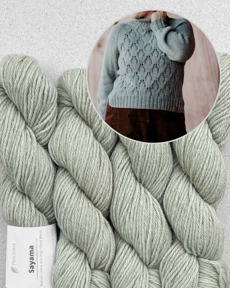 Lysande Sweater | Patterns like sparkling gemstones from Sayama by Pascuali