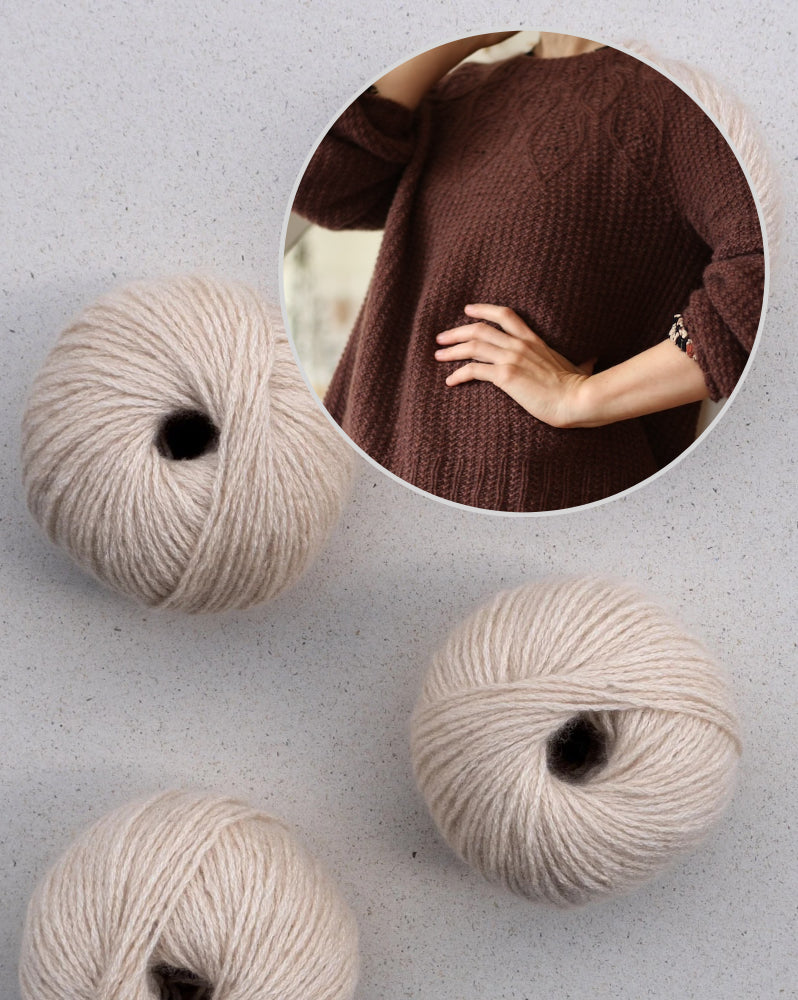 Mama Bear Pullover von Teti Lutsak mit Bio Cashmere 6/28 von Pascuali 11