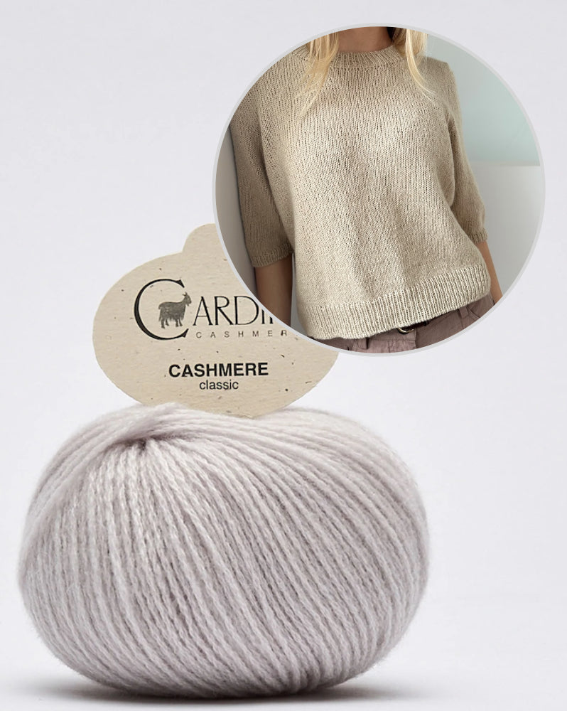 Maria Blouse - kurze Ärmel | bezaubernd weiches Shirt aus Classic Cashmere von Cardiff