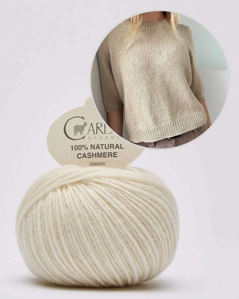 Maria Blouse - kurze Ärmel | bezaubernd weiches Shirt aus Classic Cashmere von Cardiff