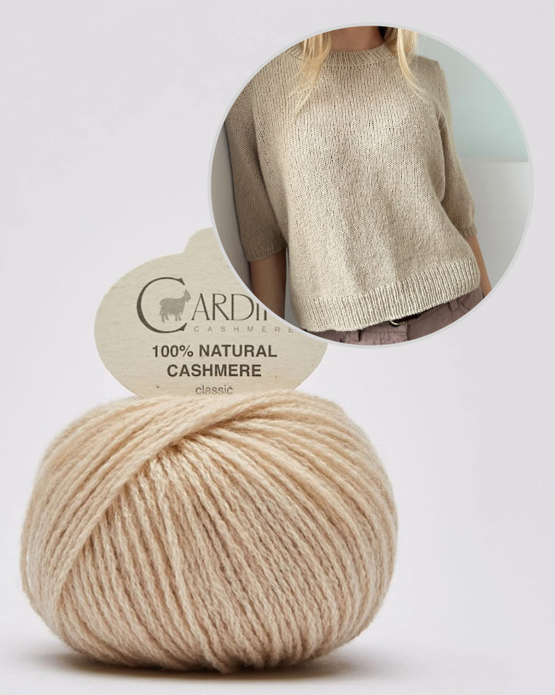 Maria Blouse - kurze Ärmel | bezaubernd weiches Shirt aus Classic Cashmere von Cardiff