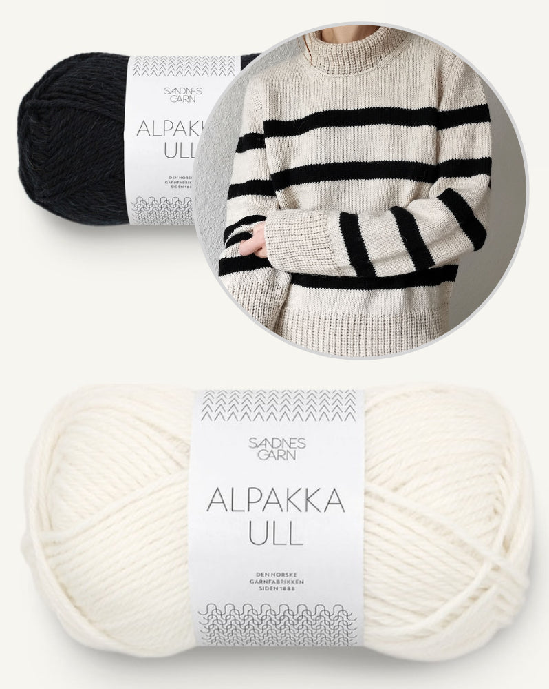 Maxime Sweater von Paula-m mit Alpakka Ull von Sandnes Garn 7