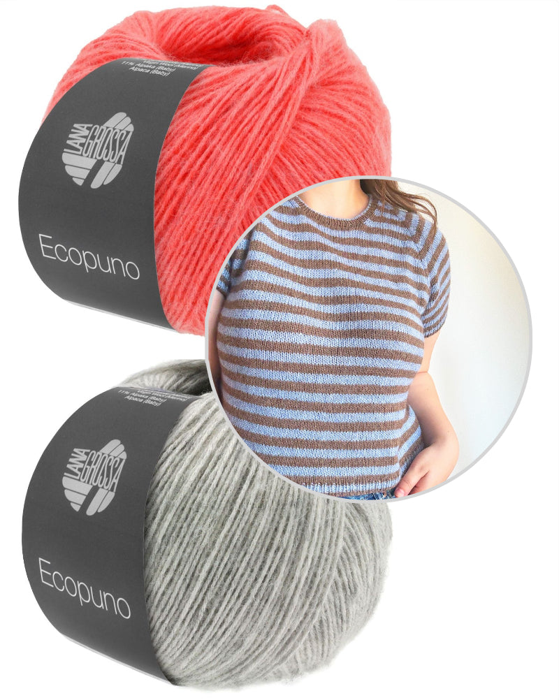 Mollie Tee von wemadewardrobe mit Ecopuno von Lana Grossa 10