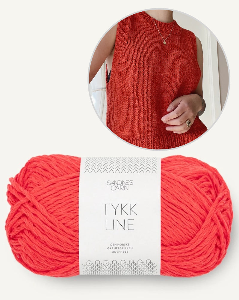 Montpellier Top | super schnelles Shirt aus Tykk Line von Sandnes Garn