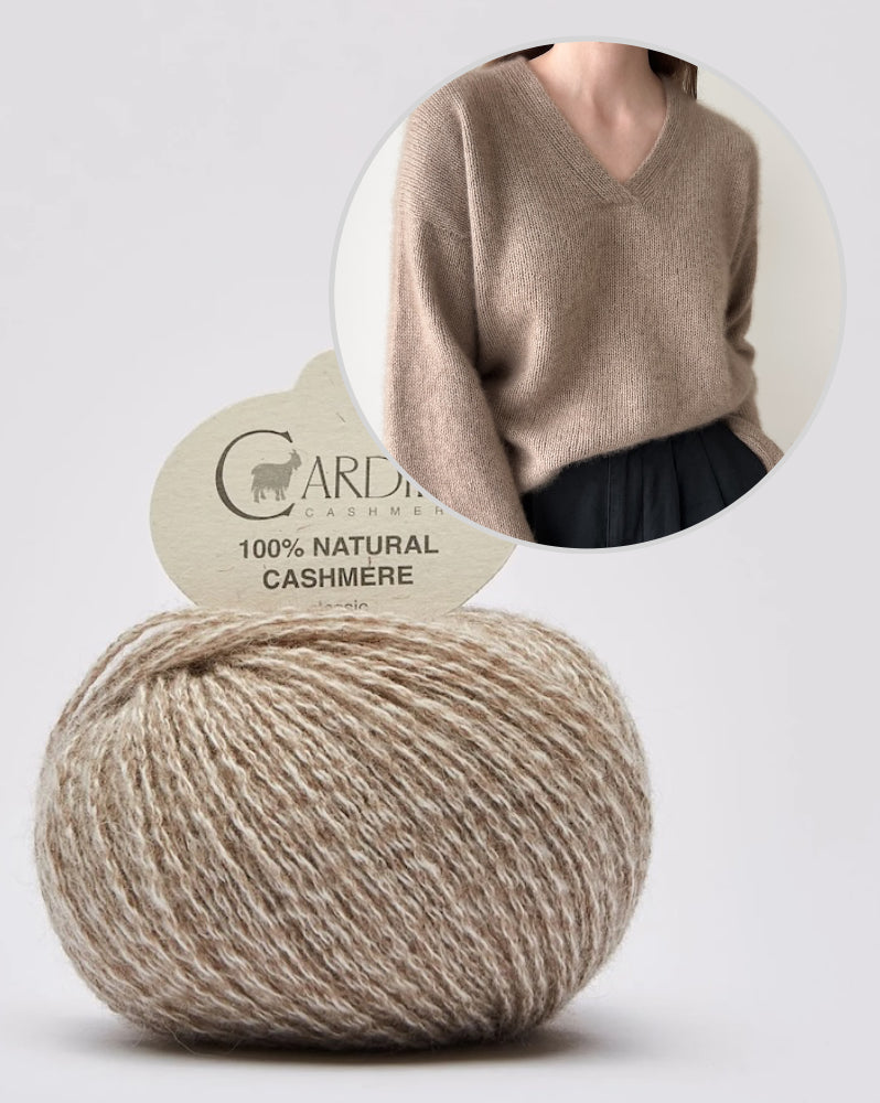 Ozetta Moon Set Pullover mit Classic Cashmere von Cardiff 10