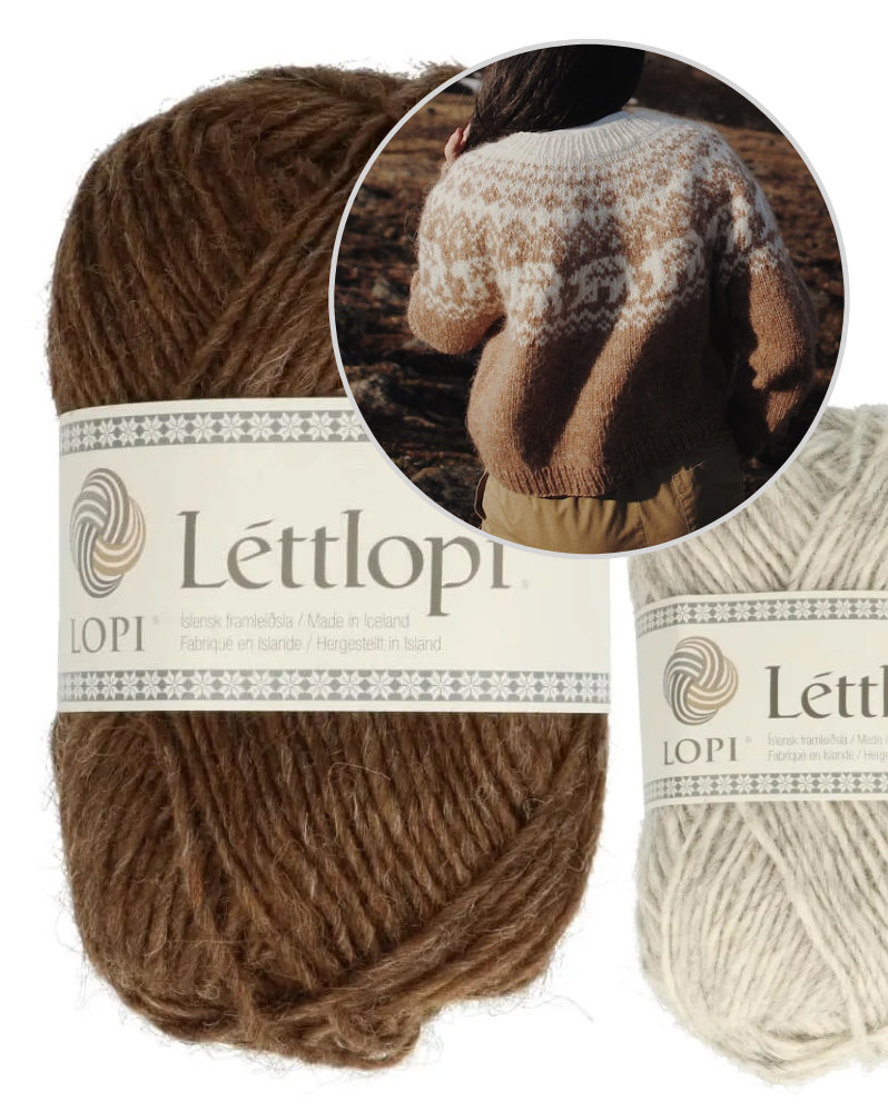 Saskie und Co Narnia Jumper mit Lettlopi von Lopi Island 11