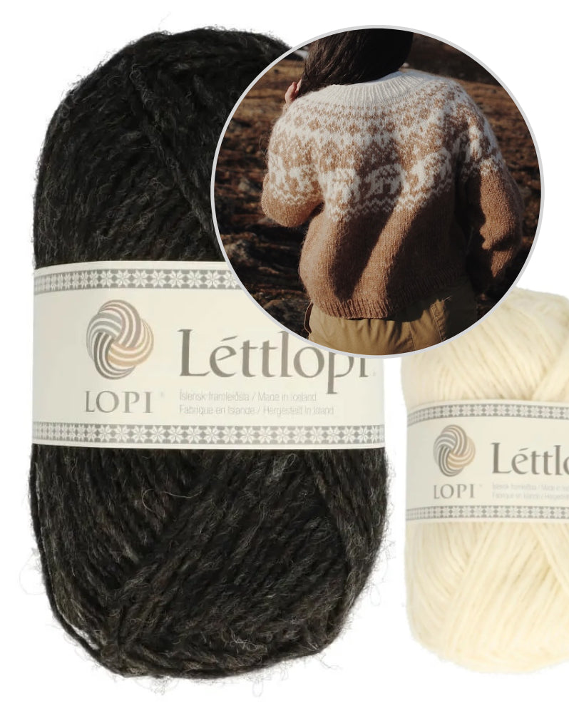 Saskie und Co Narnia Jumper mit Lettlopi von Lopi Island 10