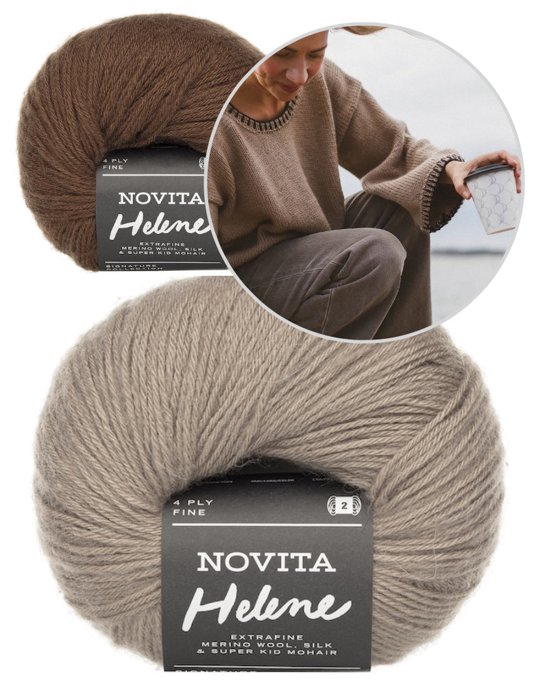 Kutovakika Nomad Sweater mit Helene von Novita 14
