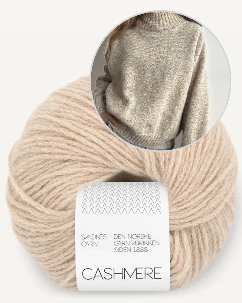 Note Sweater | Kaschmirpullover deiner Träume mit Cashmere von Sandnes Garn