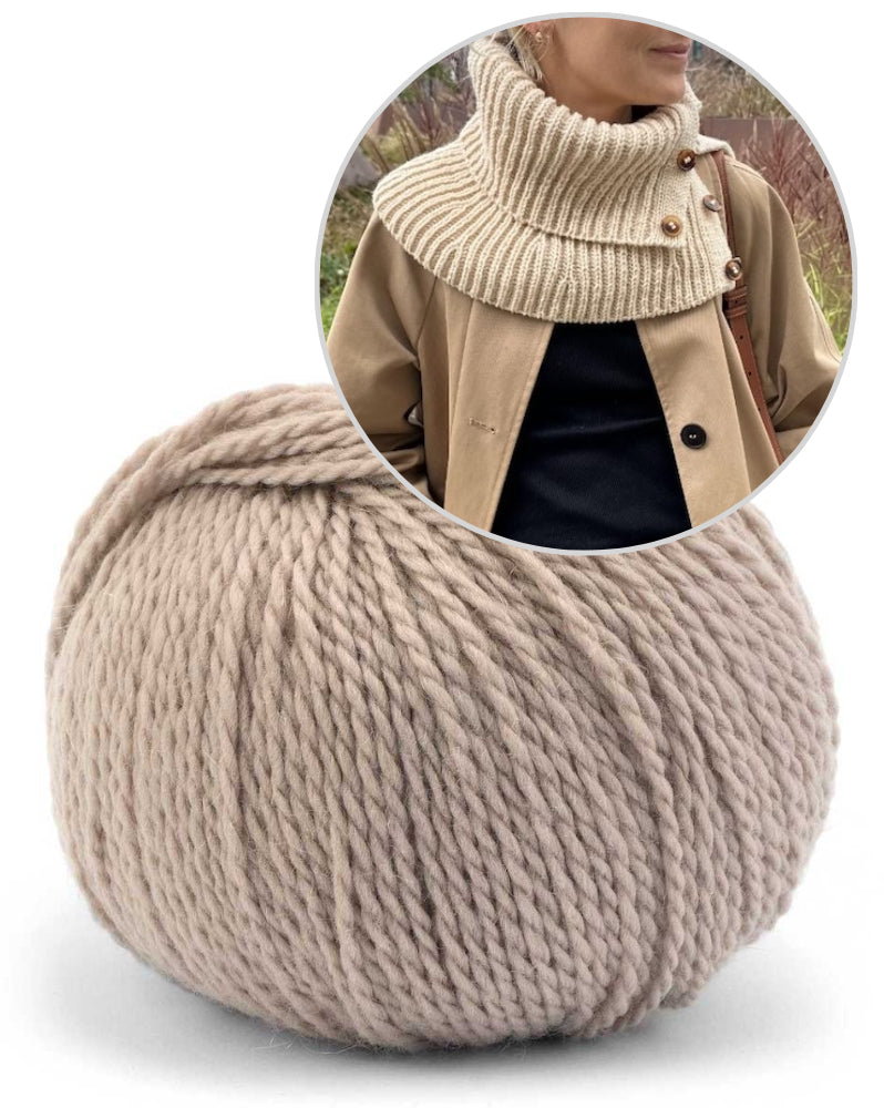 PetiteKnit November Neck mit Tibetan von Pascuali 7