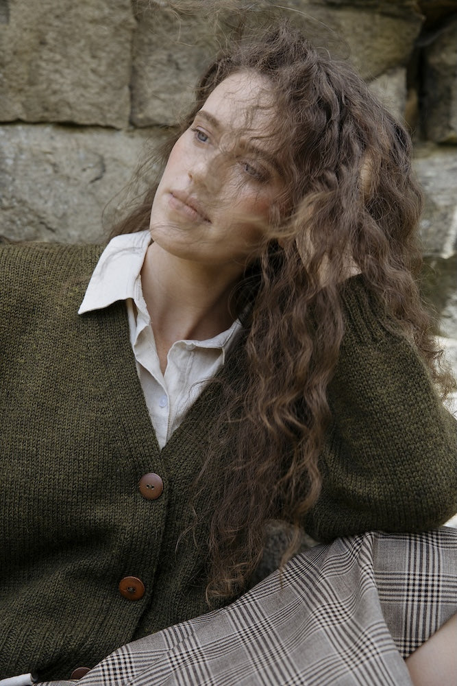 Mosspath Cardigan Laine x Novita DK 7