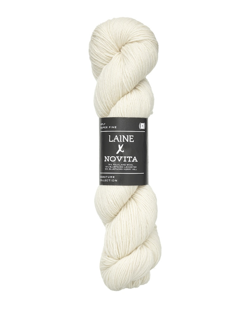 Laine x Novita Laine 4-fädig Farbe cloudy cotton