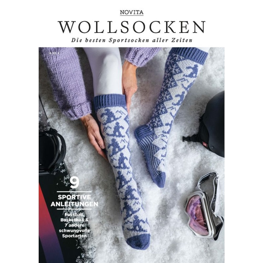 Wool Socks Bookazine | 9 beautiful patterns with sporty motifs