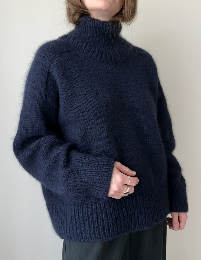 Ozetta Great Lakes Pullover mit Lettlopi von Lopi Island und Tynn Silk Mohair von Sandnes Garn 10