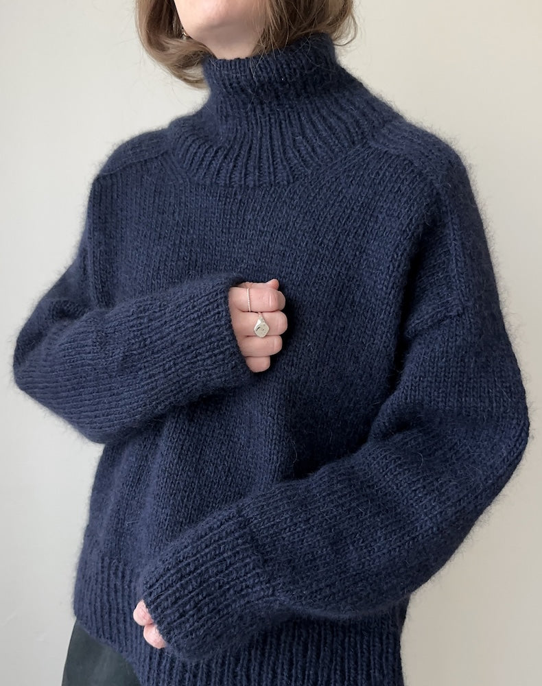 Ozetta Great Lakes Pullover mit Lettlopi von Lopi Island und Tynn Silk Mohair von Sandnes Garn 11