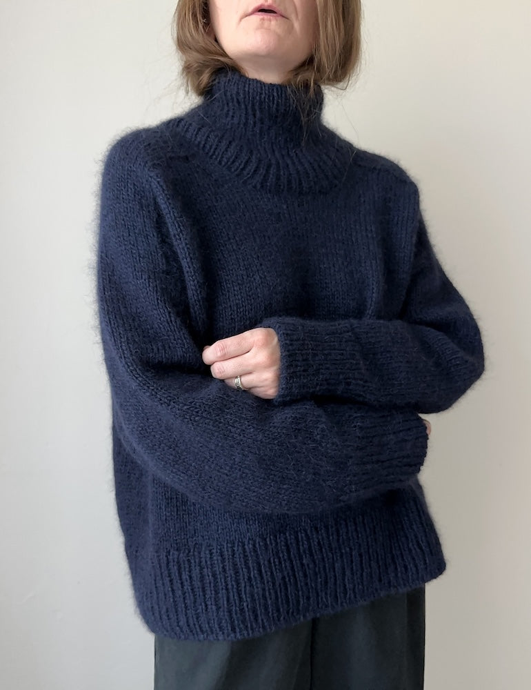 Ozetta Great Lakes Pullover mit Lettlopi von Lopi Island und Tynn Silk Mohair von Sandnes Garn 8