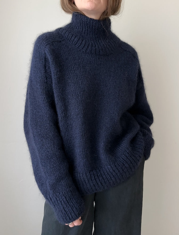 Ozetta Great Lakes Pullover mit Lettlopi von Lopi Island und Tynn Silk Mohair von Sandnes Garn 9