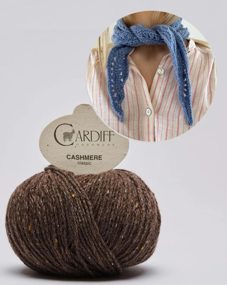 Peacock Scarf | zartes Muster aus Cashmere Classic von Cardiff