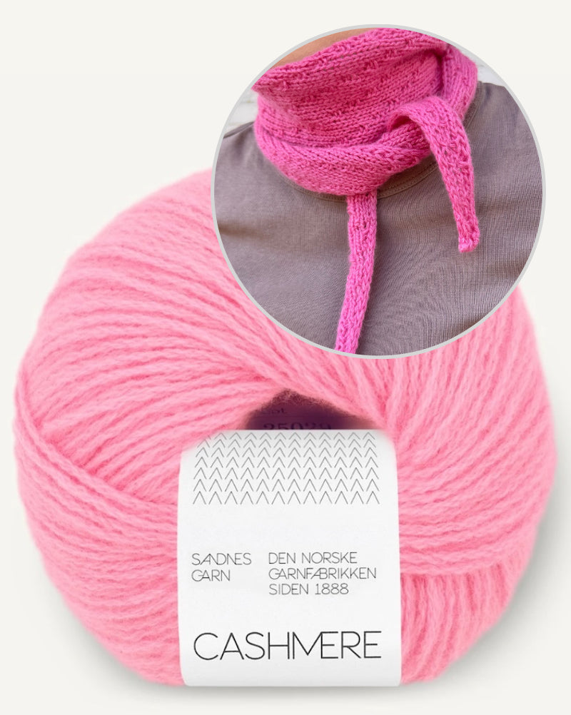 Rabea von gute-garne Pebble Scarf mit Cashmere von Sandnes Garn 14