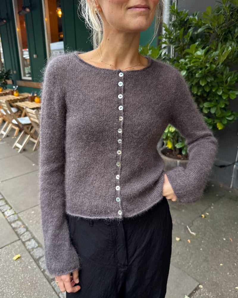 Ivy Cardigan von PetiteKnit mit Tynn Silk Mohair von Sandnes Garn 3