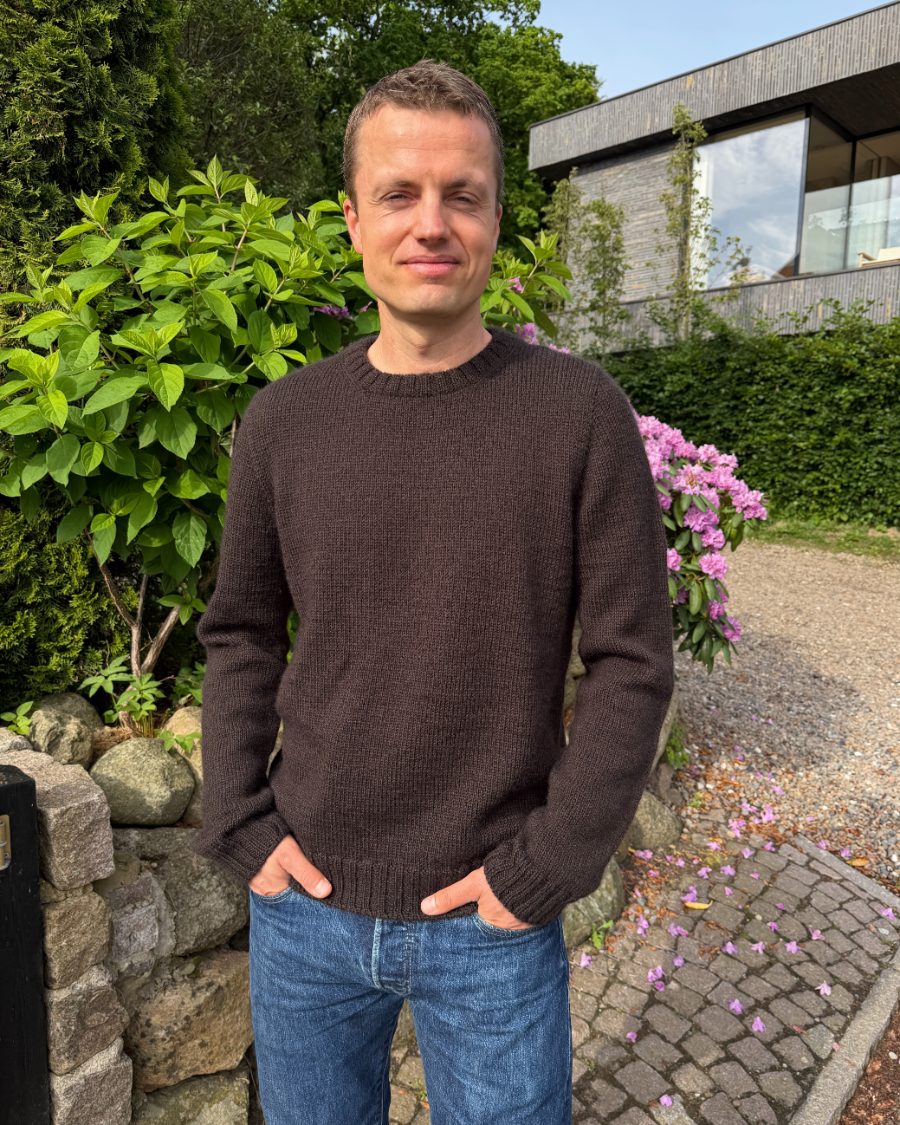 Pull Niels pour homme | classique en Peer Gynt de Sandnes Garn