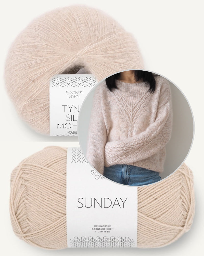 Joanna Ang RibWave Sweater mit Sunday und Tynn Silk Mohair 8