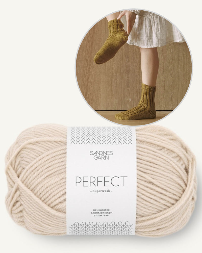 Rippen-Socken - mit Gratisanleitung | super einfach aus Perfect von Sandnes Garn