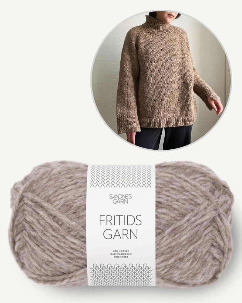 Novemberknits Rue Sweater mit Fritidsgarn von Sandnes Garn 9