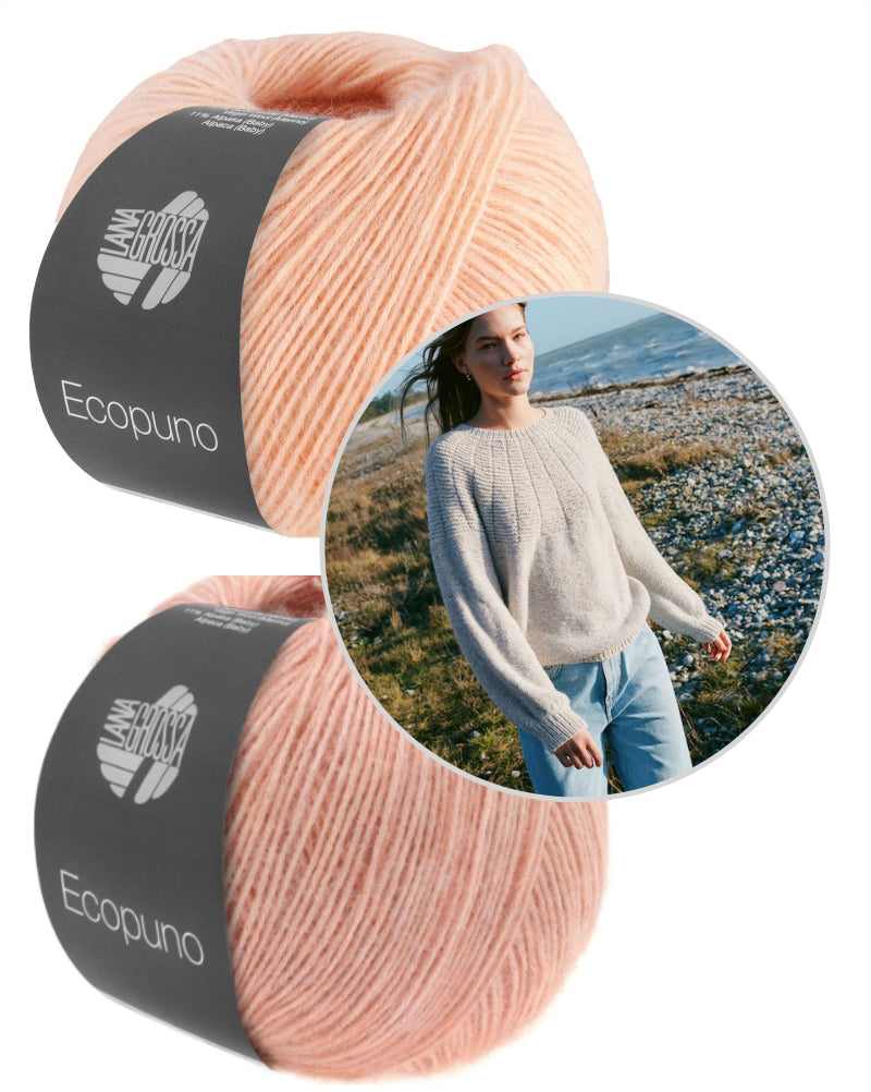 Nordic Knits Rundpassenpullover mit Ecopuno von ana Grossa 8