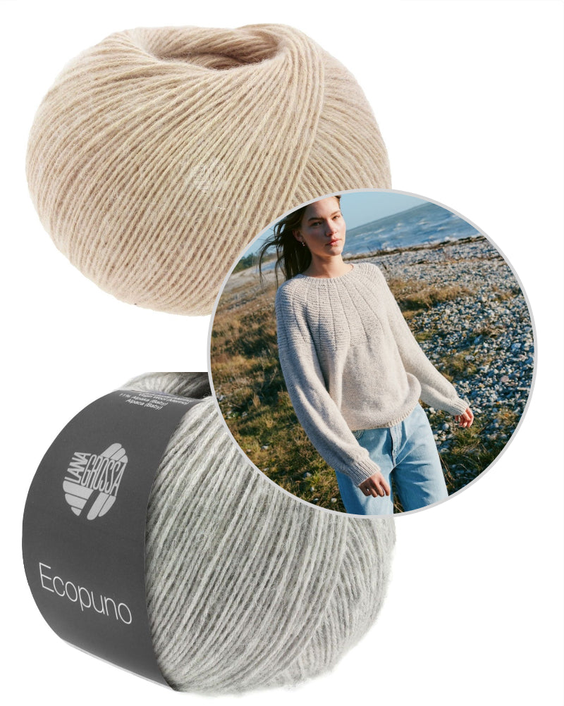 Nordic Knits Rundpassenpullover mit Ecopuno von ana Grossa 6