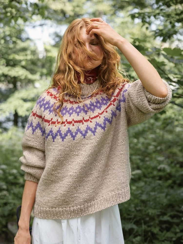 Norweger Pulli Hochwertige Weihnachtspullover Damen Norweger Pulli