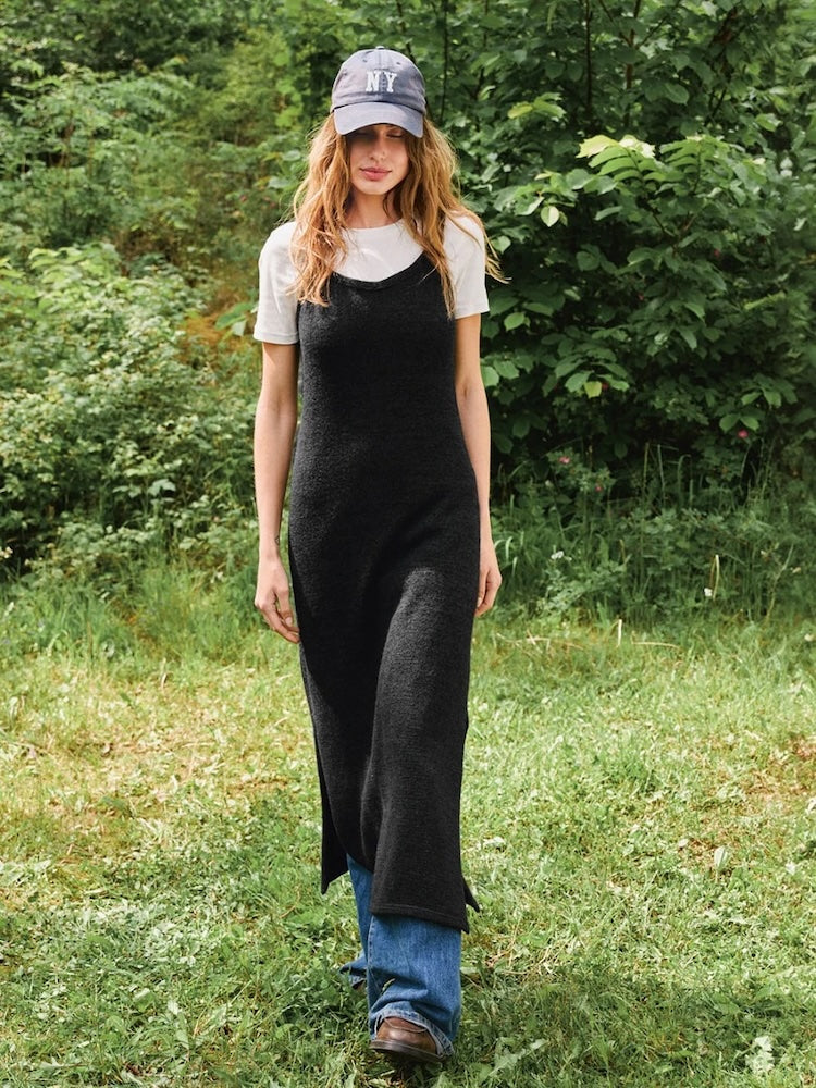 Emerson Dress | Trägerkleid mit Alpakka Silke und Alpakka Folgetrad von Sandnes 2507