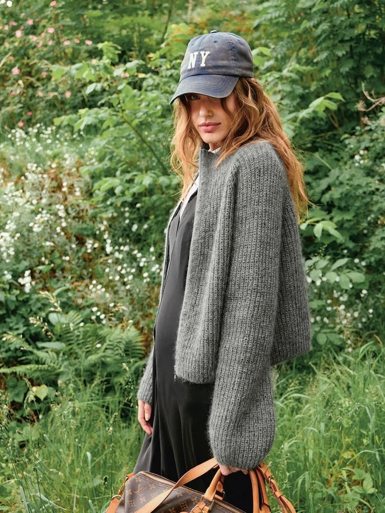 Tia Zipper Jacket | zeitlos cool aus Sunday und Tynn Silk Mohair von Sandnes - 2507 DIY