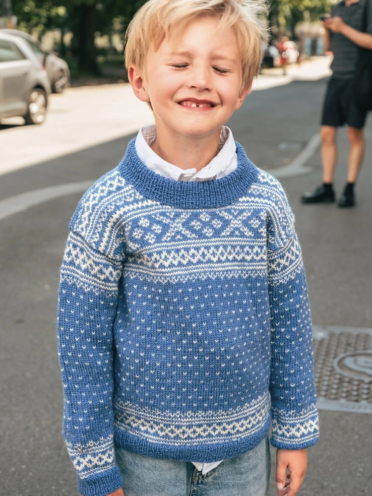 Setesdal Genser Junior - leicht und robust | aus Tynn Peer Gynt von Sandnes Garn