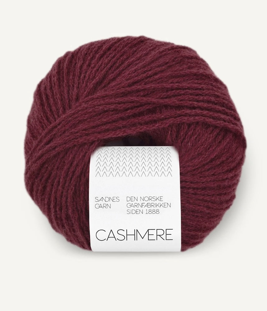 Sandnes Cashmere Farbe burgundy 4372