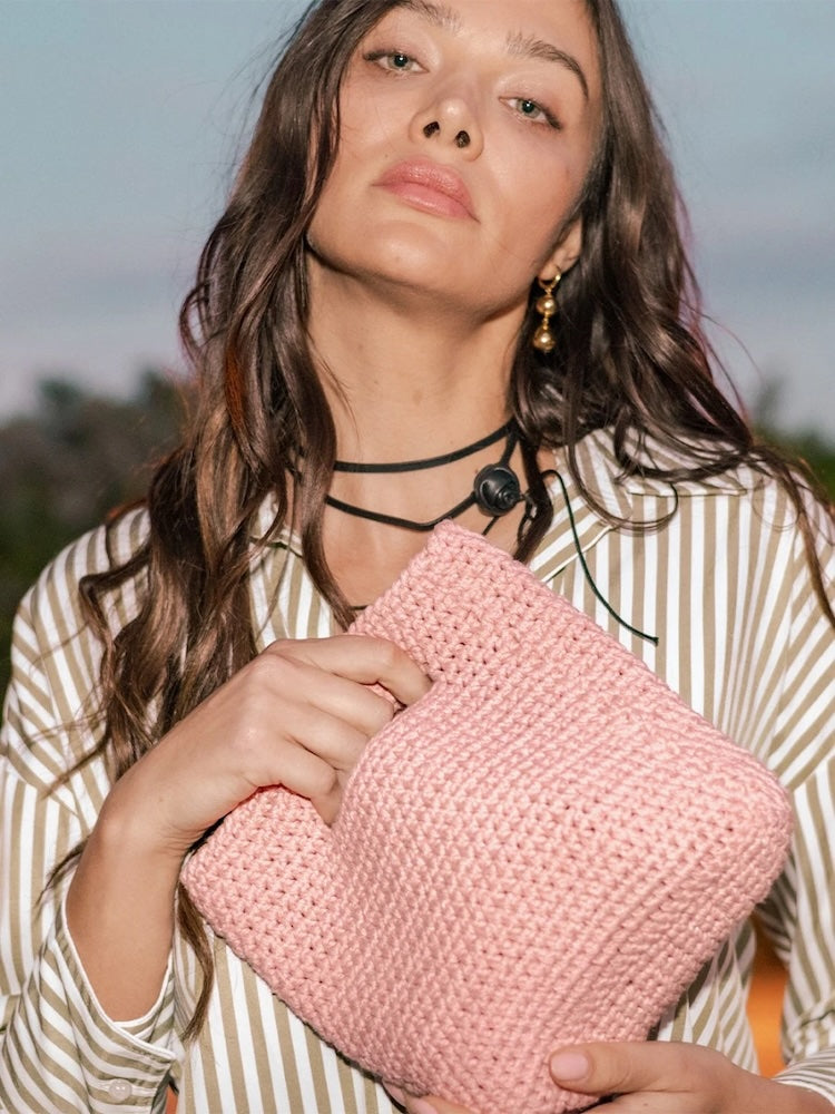 Everyday Tote Bag | schlichte Tasche für jeden Tag aus Tykk Line von Sandnes Garn